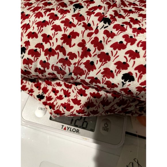 VINTAGE PATTY‎ O'NEIL RED/WHITE FLORAL DRESS SIZE 12 | U1 - Picture 7 of 7